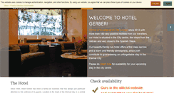 Desktop Screenshot of hotelgerber.it